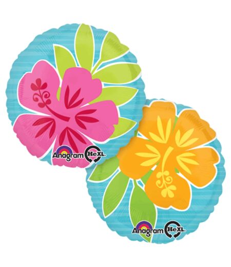 Summer Scene Flowers Balloon 18 Inch – Viva Party