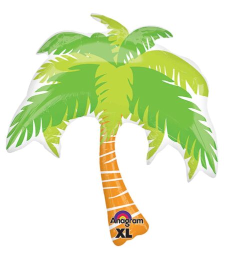 Summer Scene Palm Tree Balloon 33" Super Shape – Viva Party