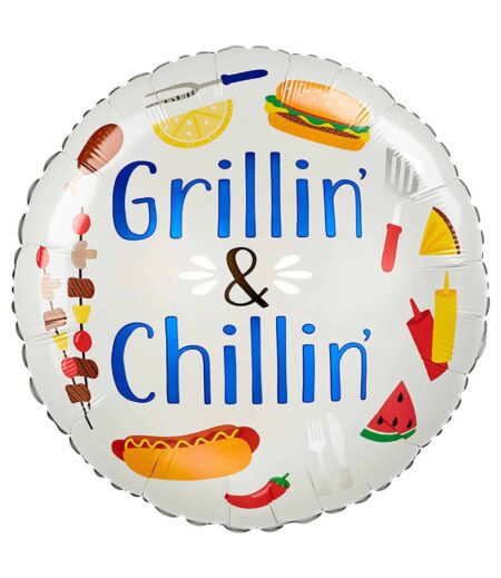 Summer Grilling and Chilling Balloon 18 Inch – Viva Party