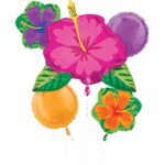 Bouquet Summer Hibiscus Foil Balloon – Viva Party