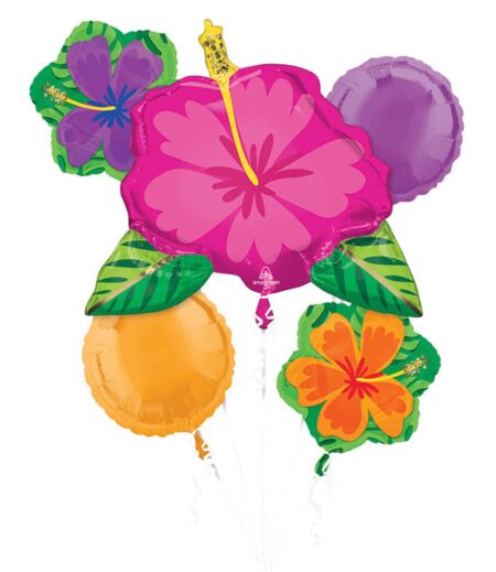 Bouquet Summer Hibiscus Foil Balloon – Viva Party