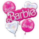 Barbie Foil Balloon Bouquet - 5pcs, Barbie Birthday Party – Viva Party