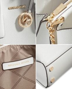 Gift Elegance: A Luxury Satchel for Mother's Day with a Charming Balloon Bouquet and a Heartful of Fresh Roses.