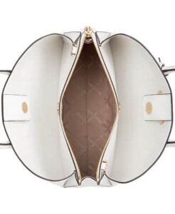 Gift Elegance: A Luxury Satchel for Mother's Day with a Charming Balloon Bouquet and a Heartful of Fresh Roses.