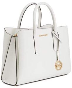 Gift Elegance: A Luxury Satchel for Mother's Day with a Charming Balloon Bouquet and a Heartful of Fresh Roses.