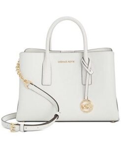 Gift Elegance: A Luxury Satchel for Mother's Day with a Charming Balloon Bouquet and a Heartful of Fresh Roses.