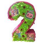 Cocomelon Happy Birthday Number Two Shaped Pinata – Viva Party