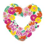 PR BEST MOM EVER FLOWERS ON HEART CV – Viva Party