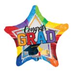 18 Inch PR Grad Multicolor Star - Flat – Viva Party