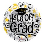 18 Inch PR Hats Off To The Grad - Flat – Viva Party