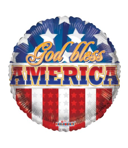 18 Inch SV God Bless America - Flat – Viva Party