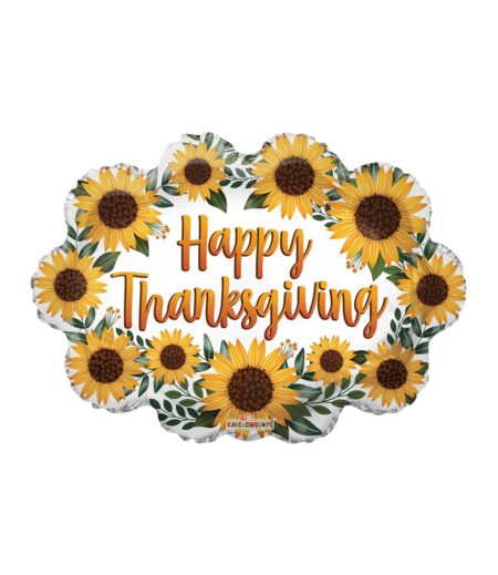 20 Inch PR THANKSGIVING SUNFLOWER WREATH – Viva Party