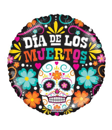 18 Inch PR Dia DE MUERTOS ELEMENTS GB – Viva Party