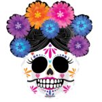 22 Inch PR CATRINA WITH  FLOWERS GB – Viva Party