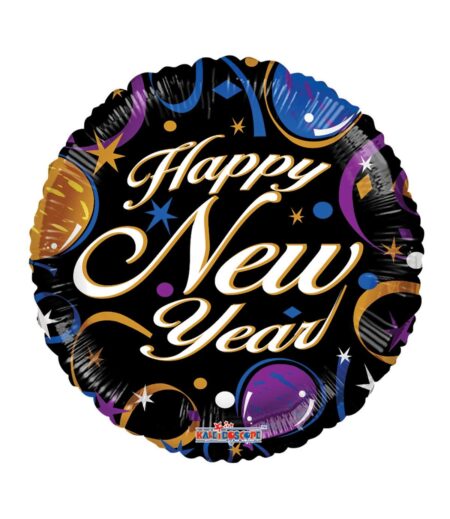 18 Inch NEW YEAR CELEBRATION FOIL BALLOON – Viva Party