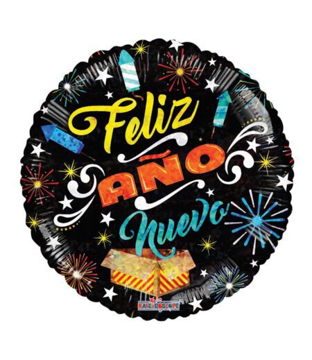 18 Inch ANO NUEVO FIREWORKS FOIL BALLOON – Viva Party