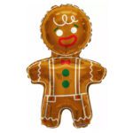 36 Inch GINGERBREAD MAN FOIL BALLOON – Viva Party