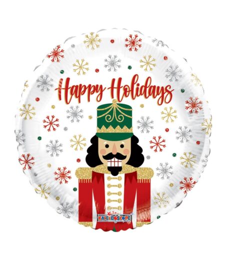 18 Inch PR HAPPY HOLIDAYS NUTCRACKER HO – Viva Party