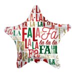 18 Inch CHRISTMAS FA LA LA LA LA FOIL BALLOON – Viva Party