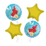 Ariel Happy Birthday Balloon Bouquet 4pc – Viva Party