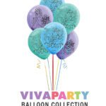 Ariel Dream Big Disney Latex Balloons 12 Inch, Pack of 6 – Viva Party
