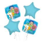Bubble Guppies Happy Birthday Balloon Bouquet 4pc – Viva Party