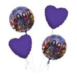 Descendants Happy Birthday Balloon Bouquet 4pc – Viva Party