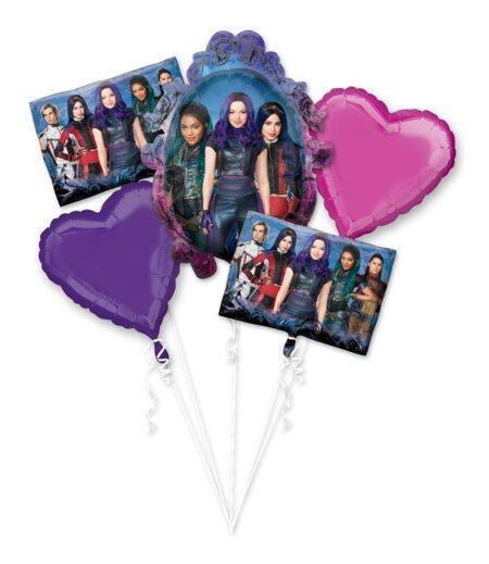 Descendants 3 Balloons Bouquet-5 pcs – Viva Party