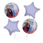 Frozen Happy Birthday Balloon Bouquet 4pc – Viva Party