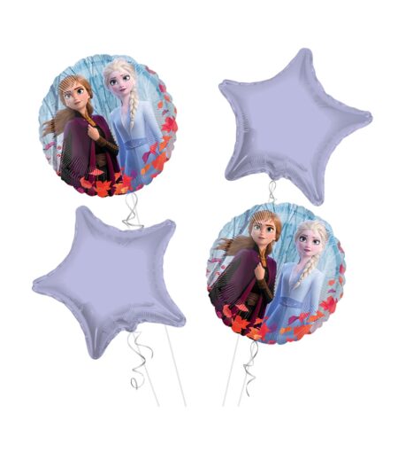 Frozen Happy Birthday Balloon Bouquet 4pc – Viva Party