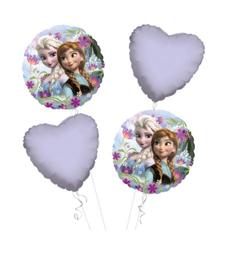 Frozen Happy Birthday Balloon Bouquet 4pc – Viva Party