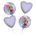 Frozen Happy Birthday Balloon Bouquet 4pc – Viva Party