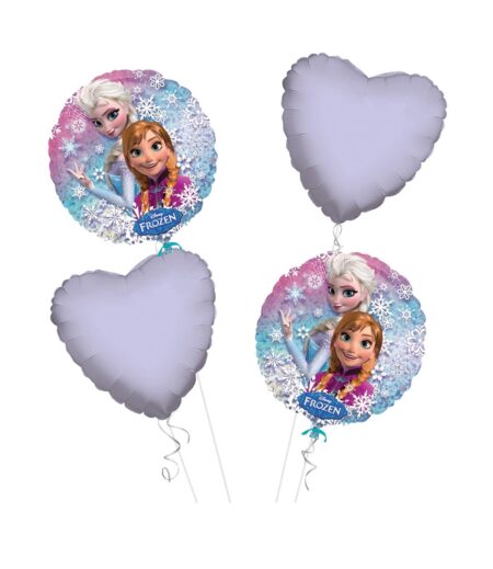 Frozen Happy Birthday Balloon Bouquet 4pc – Viva Party