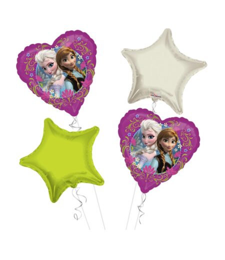 Frozen Happy Birthday Balloon Bouquet 4pc – Viva Party