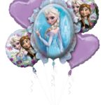Frozen Foil Bouquet of Balloons 5pcs – Viva Party