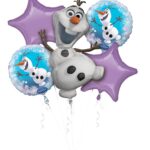 Frozen Disney Olaf Foil Bouquet of Balloons - 5pcs – Viva Party
