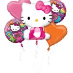 Hello Kitty BirthdayFoil Bouquet of Balloons - 5pcs – Viva Party