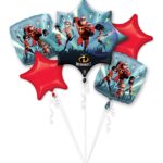 Incredibles 2Foil Balloons Bouquet - 5pcs – Viva Party
