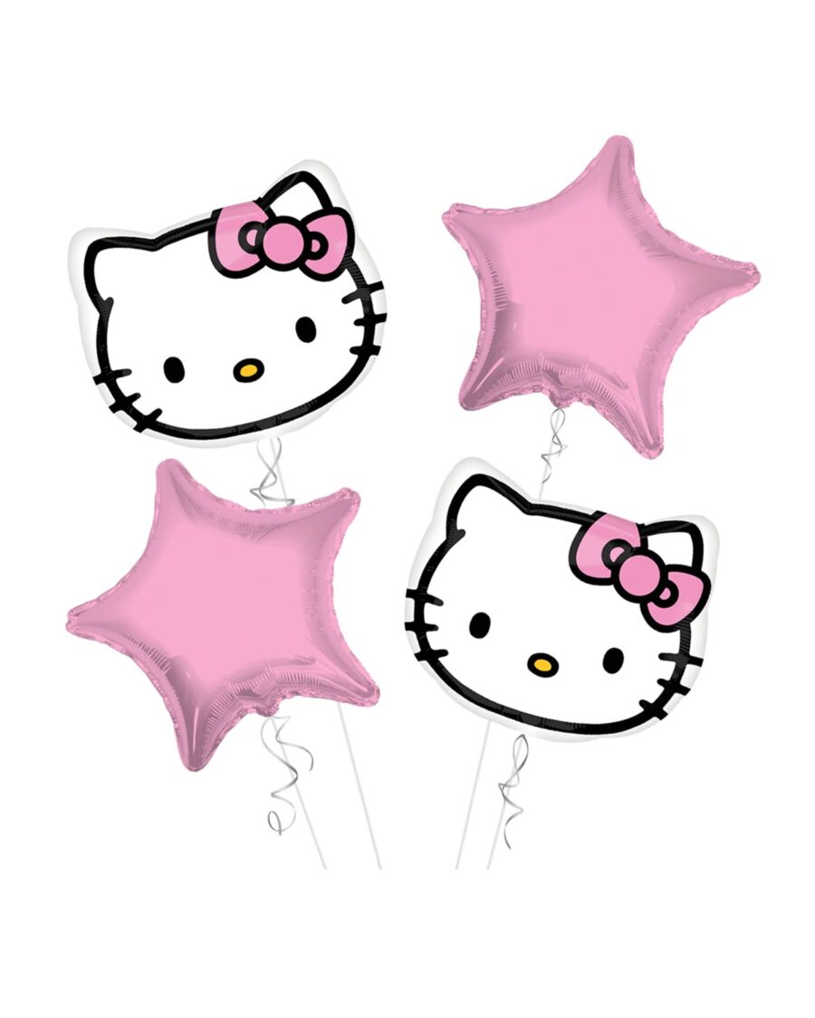 Llama Happy Birthday Balloon Bouquet 4pc - Image 1
