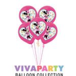 Minnie Mouse Disney Latex Balloon Bouquet - 12 Inch, Pack of 5 – Viva Party