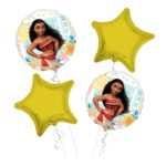 Moana Happy Birthday Balloon Bouquet 4pc – Viva Party