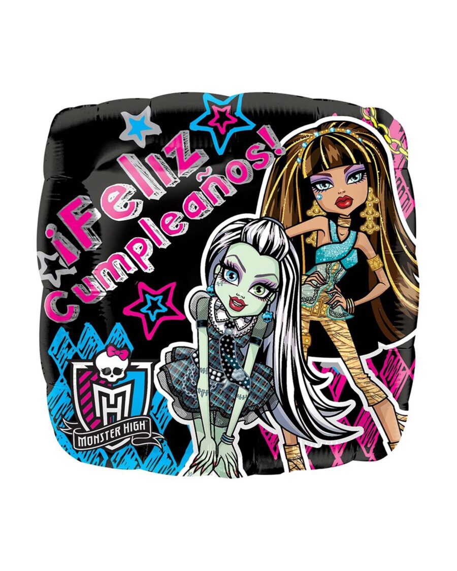 Monster High iFeliz Cumpleanos Foil Balloon 18 Inch - Image 1