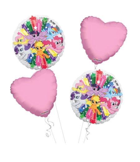 My Little Pony Happy Birthday Balloon Bouquet 4pc – Viva Party