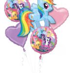 My Little Pony Foil Bouquet of Balloons - 5pcs – Viva Party