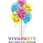 Peppa Pig Latex Balloons 12 Inch, Pack of 6 – Viva Party