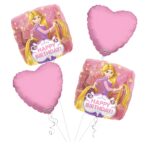 Rapunzel Happy Birthday Balloon Bouquet 4pc – Viva Party