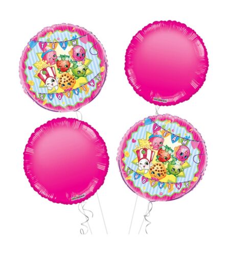 Shopkins Happy Birthday Balloon Bouquet 4pc – Viva Party