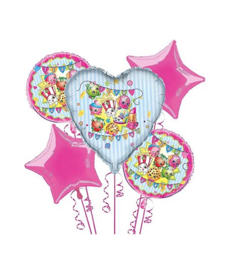 Shopkins Foil Bouquet of Balloons - 5pcs – Viva Party