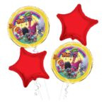 Trolls Happy Birthday Balloon Bouquet 4pc – Viva Party