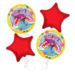 Trolls Happy Birthday Balloon Bouquet 4pc – Viva Party